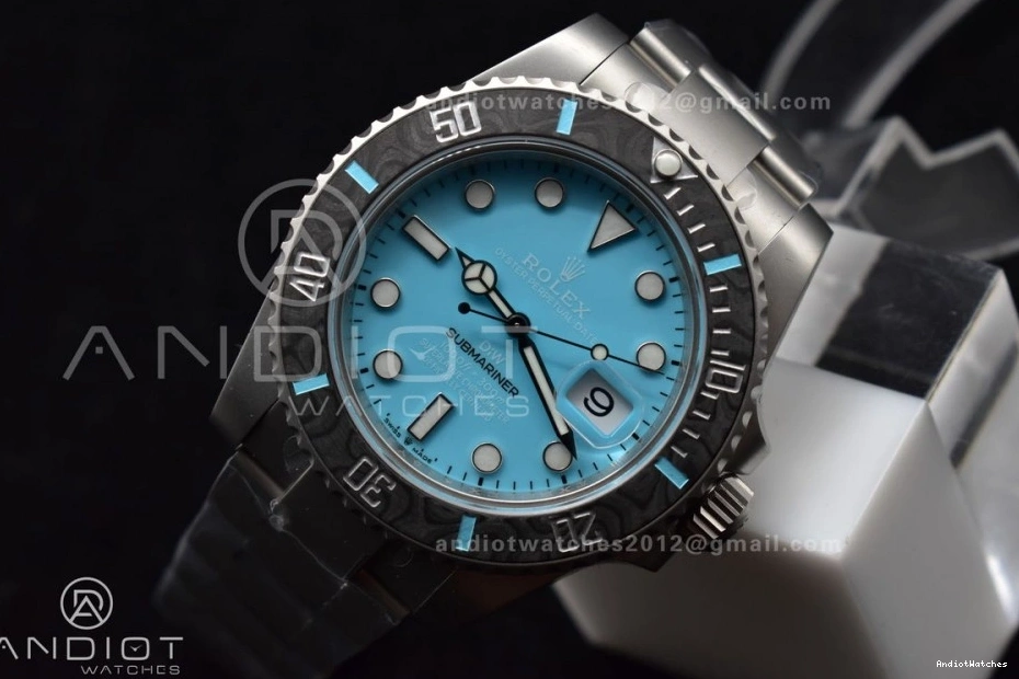 Edition 472 on Tiffany Sandblasted Submariner Blue DIW VSF VS Dial 1:1 Best SS Bracelet FastDry 0922